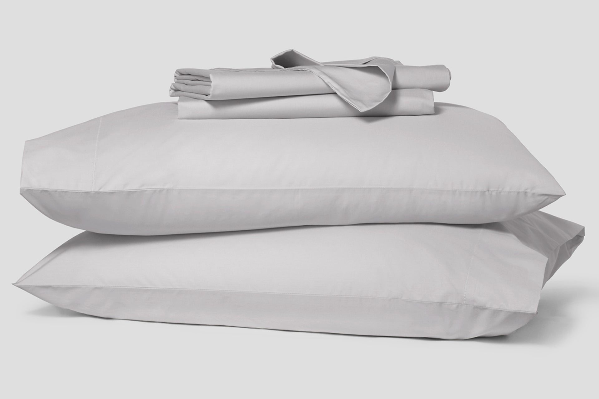 Percale sheet set, gray